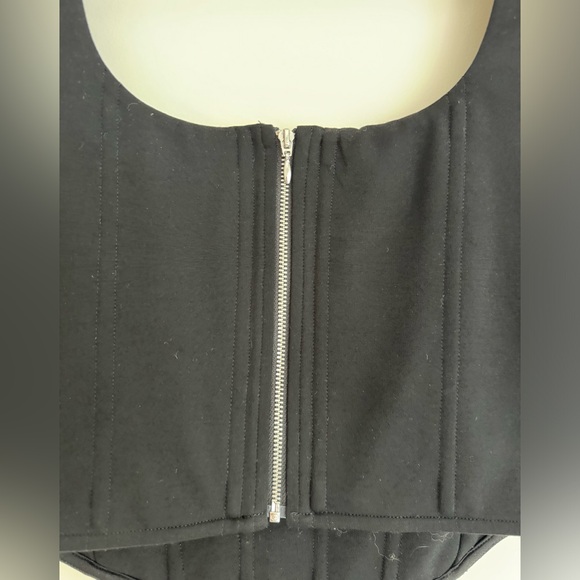 Soft Ribbed Corset Top - Picture 3 of 5